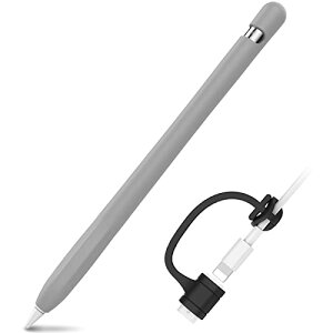 Apple Pencil ��ꐢ�� �P�[�X �V���R�� �ی�P�[�X Apple Pencil ����ɓK�p (1�{ �O���[)