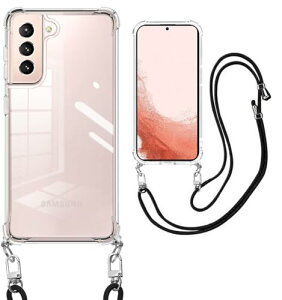 Galaxy S22 �P�[�X �N���A �V�����_�[ SC-51C SCG13�X�}�z�P�[�X ���� TPU �M�����N�V�[S22 �J�o�[ �ϏՌ� �΂߂��� �D��X�g���b�v�t�� �X�}�[�g�t�H�� �l�b�N ���߉\�� ���|�� �V�����_�[ �N���X