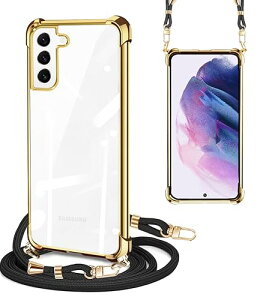 Galaxy S22 �P�[�X �N���A �V�����_�[�X SCG13 SC-51C�X�}�z�P�[�X �ϏՌ� �M�����N�V�[S22�J�o�[ ���|�� �΂߂��� ���� TPU �X�g���b�v�t�� ���^ �y�� �D��X�g���b�v�t�� �l�b�N�X�g �V�����_�[ �P