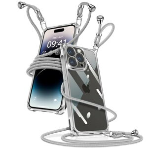 iPhone 14 Pro �P�[�X �N���A �V�����_�[ iPhone14Pro �X�}�z�P�[�X �A�C�t�H��14Pro �J�o�[ ���|�� �΂߂��� ���� ���^ �y�� TPU �R�t�� �΂߂��� �D��X�g���b�v�t�� ���������\ ���O���\ ����