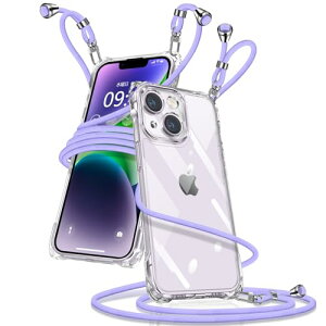 iPhone 14 Plus �P�[�X �N���A �V�����_�[ �A�C�t�H��14plus �X�}�z�P�[�X iPhone14plus �J�o�[ ���|�� �΂߂��� ���� ���^ �y�� TPU �R�t�� �΂߂��� �D��X�g���b�v�t�� ���������\ ���O���\ ��