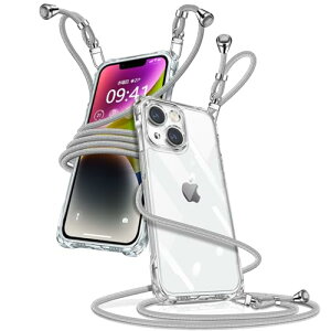 iPhone 14 Plus �P�[�X �N���A �V�����_�[ �A�C�t�H��14plus �X�}�z�P�[�X iPhone14plus �J�o�[ ���|�� �΂߂��� ���� ���^ �y�� TPU �R�t�� �΂߂��� �D��X�g���b�v�t�� ���������\ ���O���\ ��
