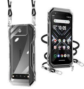 TORQUE G06 �P�[�X �N���A �V�����_�[ �ϏՌ� �S�ʕی� ���Z�� TORQUE G06 KYG03 �P�[�X �J�o�[ �X�g���b�v�t�����߉\ �X�}�z�P�[�X ���|�� �΂߂��� �g�уJ�o�[ �R�t�� TPU �_�� ���^ �y�� ���O��
