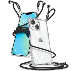 iPhone 13 Mini �P�[�X �N���A �V�����_�[ �A�C�t�H��13mini �X�}�z�P�[�X iPhone13mini �J�o�[ ���|�� �΂߂��� ���� ���^ �y�� TPU �R�t�� �΂߂��� �D��X�g���b�v�t�� ���������\ ���O���\ ��