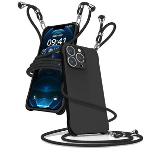 iPhone12 Pro Max �P�[�X �V�����_�[ �V���R�� iphone 12 Pro Max �X�}�z�P�[�X �A�C�t�H��12Pro Max �J�o�[ �ϏՌ� ���|�� �΂߂��� �R�t�� �΂߂��� �D��X�g���b�v�t�� ���������\ ���O���\ ���t