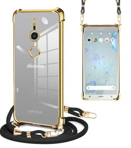 Xperia XZ2 �P�[�X �N���A �V�����_�[�X�g���b�v SO-03K �P�[�X SOV37 �X�}�z�P�[�X �ϏՌ� �\�j�[ �G�N�X�y���A XZ2 �J�o�[ �T���X�� ���|�� �΂߂��� 702SO ���� TPU �X�g���b�v�t�� ���b�L���H ���^ 