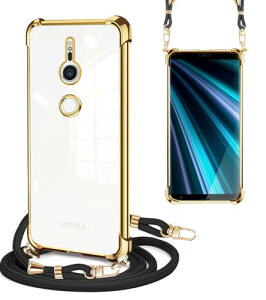 Xperia XZ3 �P�[�X �N���A �V�����_�[�X�g���b�v SO-01L �P�[�X SOV39 �X�}�z�P�[�X �ϏՌ� �\�j�[ Sony �G�N�X�y���A XZ3 �J�o�[ �T���X�� ���|�� �΂߂��� SCTH70 ���� TPU �X�g���b�v�t�� ���b�L���H 