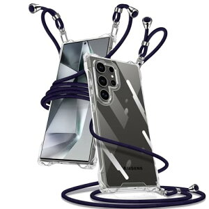 Galaxy S24 Ultra 5G �P�[�X �N���A �V�����_�[ �M�����N�V�[S24 ultra �X�}�z�P�[�X SC-52E SCG26 �J�o�[ ���|�� �΂߂��� ���� ���^ �y�� TPU+PC �R�t�� �΂߂��� �D��X�g���b�v�t�� ���������\ ���O