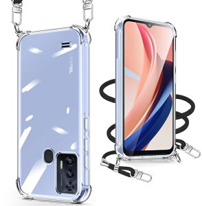 Oukitel C31 Pro �P�[�X �N���A �V�����_�[ Oukitel C31 Pro �J�o�[ �ϏՌ� �S�ʕی� �J�o�[ �X�g���b�v�t�� ���߉\ �X�}�z�P�[�X ���|�� �΂߂��� �R�t�� ���^ �y�� ���O���\ �����h�~ [����]