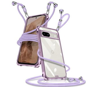 Google Pixel 8a �P�[�X �N���A �V�����_�[ Google Pixel 8a �X�}�z�P�[�X �g�уX�g���b�v �s�N�Z��8a �J�o�[ ���|�� �΂߂��� ���� ���^ �y�� TPU �R�t�� �΂߂��� �D��X�g���b�v�t�� ���������\ ��