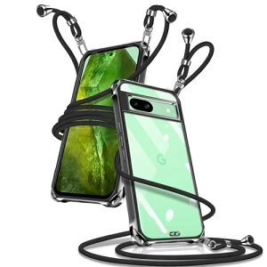 Google Pixel 8a �P�[�X �N���A �V�����_�[ Google Pixel 8a �X�}�z�P�[�X �g�уX�g���b�v �s�N�Z��8a �J�o�[ ���|�� �΂߂��� ���� ���^ �y�� TPU �R�t�� �΂߂��� �D��X�g���b�v�t�� ���������\ ��