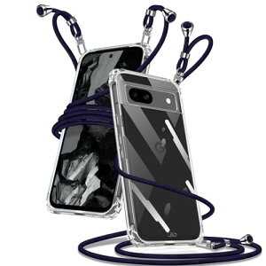 Google Pixel 8a �P�[�X �N���A �V�����_�[ �s�N�Z��8a �J�o�[ �g�уX�g���b�v Google Pixel 8a �X�}�z�P�[�X ���|�� �΂߂��� ���� ���^ �y�� TPU �R�t�� �΂߂��� �D��X�g���b�v�t�� ���������\ ��