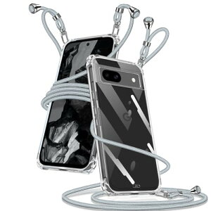 Google Pixel 8a �P�[�X �N���A �V�����_�[ �s�N�Z��8a �J�o�[ �g�уX�g���b�v Google Pixel 8a �X�}�z�P�[�X ���|�� �΂߂��� ���� ���^ �y�� TPU �R�t�� �΂߂��� �D��X�g���b�v�t�� ���������\ ��