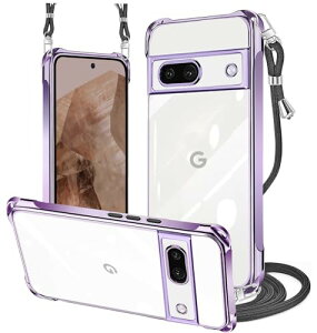 Google Pixel 8a �P�[�X �N���A �l�b�N �V�����_�[ pixel 8a �ϏՌ� �s�N�Z��8a �X�}�z�P�[�X ���|�� �΂߂��� ��|�� �J�o�[ ���b�L���H ���� TPU ���y�^ �X�g���b�v�t�� �l�b�N�X�g���b�v �V�����_
