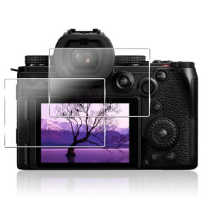 Panasonic LUMIX S9 / S5II / S5IIX / G100D / G100 �ی�t�B���� �K���X�t�B���� �A�N�Z�T���[ 2�� �\�ʍd�x9H Panasonic LUMIX S9 �X�N���[���v���e�N�^�[ �t���ی�t�B���� �����K���X �����ߗ� ��U�h�~ �C�A