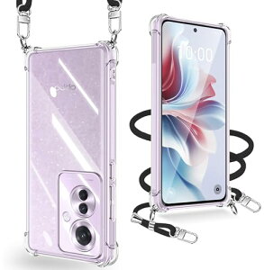 Oppo Reno11 A �P�[�X �N���A �V�����_�[ Oppo Reno 11A �P�[�X �X�g���b�v�t�� �X�}�z�P�[�X �ϏՌ� �o�[ TPU ���|�� �΂߂��� ��|�� ���^ �y�� ���������\ ���O���\ �����h�~ �����h�~ [����]