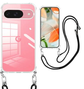 Google Pixel 9 �P�[�X �N���A google pixel 9 pro �P�[�X �V�����_�[ �ϏՌ� �s�N�Z��9 / 9 pro �J�o�[ �l�b�N�X�g���b�v �񂩂� �΂߂��� �g�уX�g���b�v ���|�� �����h�~ ���菝�h�~ ��|�� �R�t���Ϗ�