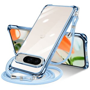 Google Pixel 9 / Pixel 9 Pro �P�[�X �N���A �V�����_�[ pixel9 / 9pro �X�}�z�P�[�X �s�N�Z�� 9 �J�o�[ ���|�� �΂߂��� ���� ���^ �y�� TPU �R�t�� �΂߂��� �D��X�g���b�v�t�� �l�b�N�X�g���b�v �V����