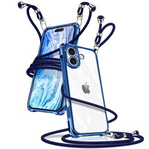 iPhone 16 Plus �P�[�X �N���A �V�����_�[ iPhone16plus �X�}�z�P�[�X �A�C�t�H��16plus �J�o�[ ���|�� �΂߂��� ���� ���^ �y�� TPU �R�t�� �΂߂��� �D��X�g���b�v�t�� ���������\ ���O���\ ��