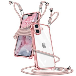 iPhone 16 Plus �P�[�X �N���A �V�����_�[ iPhone16plus �X�}�z�P�[�X �A�C�t�H��16plus �J�o�[ ���|�� �΂߂��� ���� ���^ �y�� TPU �R�t�� �΂߂��� �D��X�g���b�v�t�� ���������\ ���O���\ ��