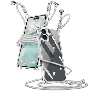 iPhone 16 Plus �P�[�X �N���A �V�����_�[ iPhone16plus �X�}�z�P�[�X �A�C�t�H��16plus �J�o�[ ���|�� �΂߂��� ���� ���^ �y�� TPU �R�t�� �΂߂��� �D��X�g���b�v�t�� ���������\ ���O���\ ��