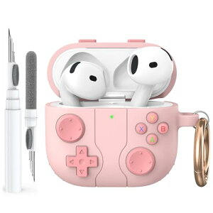 AirPods 4 �P�[�X�J�o�[ �N���[�j���O�L�b�g�t�� ���g���Ȍg�уQ�[���@�f�U�C�� AirPods��4����P�[�X �\�t�g�V���R���ی�J�o�[�X�L�� Apple AirPods 4 2024�[�d�P�[�X�p
