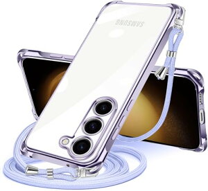 Galaxy S23 �P�[�X �N���A �V�����_�[ SC-51D SCG19 �X�}�z�P�[�X �M�����N�V�[ s23 �J�o�[ ���|�� �΂߂��� ���� TPU ���^ �ϏՌ� �R�t�� �΂߂��� �D��X�g���b�v�t�� �l�b�N�X�g���b�v �V�����_�[ 