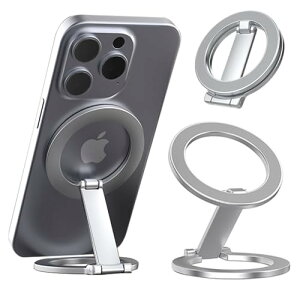 MagSafe �X�}�z�X�^���h ���ʃ}�O�l�b�g ���� �܂肽���� iPhone 16 15 14 13 12 Pro Max Android�ɑ��p �}�O�l�b�g�X�^���h �ԍڃz���_�[ 360�x��] �p�x���R ��֐ߒ��� �A���~�j�E�������� �}�O�Z�[