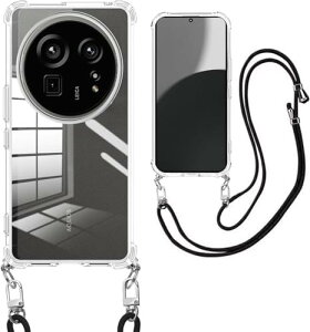 AQUOS R9 PRO �P�[�X �N���A �A�N�I�XR9 Pro �P�[�X �V�����_�[ SH-54E �J�o�[ �ϏՌ� aquos r9 pro �J�o�[ �l�b�N�X�g���b�v �񂩂� �΂߂��� �g�уX�g���b�v ���|�� �����h�~ ���菝�h�~ ��|�� �R�t��