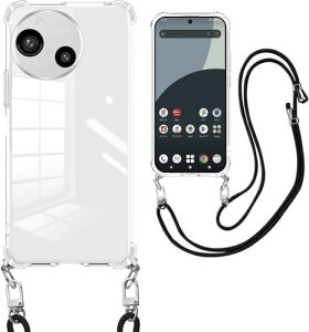 AQUOS sense9 �P�[�X �N���A aqous sense9 �P�[�X �V�����_�[ �ϏՌ� �X �A�N�I�X�Z���X sense 9 �J�o�[ �l�b�N�X�g���b�v �񂩂� �΂߂��� �g�уX�g���b�v ���|�� �����h�~ ���菝�h�~ ��|�� �R�t��