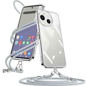AQUOS sense9 �P�[�X �N���A �V�����_�[ SH-53E SHG14 SH-M29 �J�o�[ ���|�� �΂߂��� ���� ���^ �y�� TPU �R�t�� �΂߂��� �D��X�g���b�v�t�� ���������\ ���O���\ �����h�~ �����h�~ (�V���o�[)