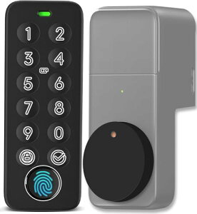 SwitchBot �X�}�[�g���b�N �v�� �ی�P�[�X �Փ˖h�~ �w��F�؃p�b�h �P�[�X �J�o�[ �S�ʕی� ��t�J���^�� �h�� �ϏՌ� �ϋv�� �L�Y�h�~ SwitchBot Lock Pro with Keypad Touch �p�ی�J�o�[ (�u���b�N)