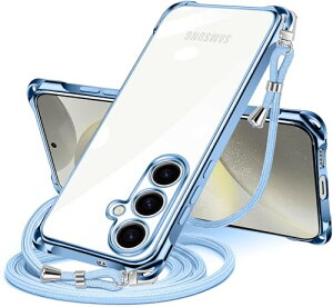 Galaxy S25 �P�[�X �N���A �V�����_�[ SC-51F SCG31 �X�}�z�P�[�X �M�����N�V�[ s25 �J�o�[ ���|�� �΂߂��� ���� TPU ���^ �ϏՌ� �R�t�� �΂߂��� �D��X�g���b�v�t�� �l�b�N�X�g���b�v �V�����_�[ 