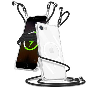 iPhone SE ��3���� ��2���� �P�[�X �N���A �V�����_�[ MagSafe�A�C�t�H��7 / 8 / se2 / se3 �X�}�z�P�[�X iphone 8 / 7 �J�o�[ ���|�� �΂߂��� ���� TPU �R�t�� �D��X�g���b�v�t�� ���������\ ���O����