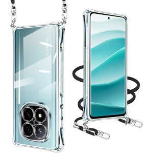 Xiaomi Redmi Note 14 Pro+ 5G �P�[�X �V�����_�[ �N���A Redmi Note 14 Pro Plus �X�}�z�P�[�X �V���I�~ Redmi Note14 Pro+ �J�o�[ �X�g���b�v�t�� TPU ���|�� �΂߂��� ��|�� ���^ �y�� ���������\ ���O����