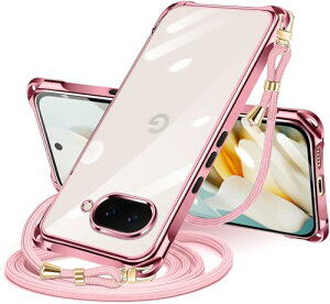 Google Pixel 9a �P�[�X �N���A �V�����_�[ pixel9a �X�}�z�P�[�X �s�N�Z�� 9A �J�o�[ ���|�� �΂߂��� �ϏՌ� ���� ���^ �y�� TPU �R�t�� �΂߂��� �D��X�g���b�v�t�� �l�b�N�X�g���b�v �V�����_�[ 