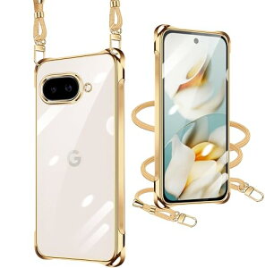 Google Pixel 9A �P�[�X �N���A Google Pixel 9a �P�[�X �V�����_�[ �s�N�Z�� 9A �g�уJ�o�[ �ϏՌ� �S�ʕی� �X�}�z�P�[�X �X�g���b�v�t�� ���|�� �΂߂��� ��|�� �X�}�z�P�[�X TPU ���^ �y�� ���O��