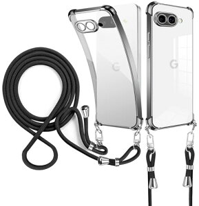 Google Pixel 9a �P�[�X �N���A pixel 9a �P�[�X �V�����_�[ �ϏՌ� �s�N�Z��9A �X�}�z�P�[�X tpu Pixel 9A �J�o�[�o���p�[ ���|�� ��|�� ��|�� ���� �X�g���b�v�t�� �΂߂��� �D��X�g���b�v�t�� ����