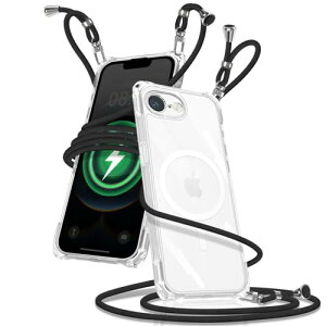 iPhone 17e �P�[�X �N���A �V�����_�[ MagSafe�A�C�t�H��16e �X�}�z�P�[�X iPhone 16e �J�o�[ ���|�� �΂߂��� ���� TPU �R�t�� �D��X�g���b�v�t�� ���������\ ���O���\ �����h�~ �����h�~ ���C