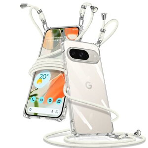 Google Pixel 9 / Pixel 9 Pro �P�[�X �N���A �V�����_�[ �s�N�Z��9 �J�o�[ �g�уX�g���b�v Google Pixel 9 �X�}�z�P�[�X ���|�� �΂߂��� ���� ���^ �y�� TPU �R�t�� �΂߂��� �D��X�g���b�v�t�� ��������