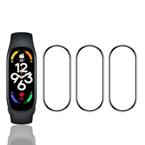 xiaomi smart band 7 / band 8 �t�B���� 3�� PET������ �Y�f�@�� �����ߗ� �V���I�~ �X�}�[�g�o���h7 �K���X�t�B���� 3D�ȖʃJ�o�[ Xiaomi band 7 / band 8 �t���ی�t�B���� �L�Y�h�~ �ϏՌ� ��U�h�~ �S�ʕ�
