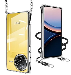 Xiaomi POCO F7 Ultra �P�[�X �V�����_�[ �N���A �ϏՌ� �V���I�~ POCO F7 ultra / Redmi K80 pro �J�o�[ �X�}�z�P�[�X �X�g���b�v�t�� ���߉\ ���|�� �΂߂��� �R�t�� TPU ���^ �y�� ���O���\ �����h�~