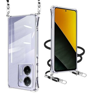 Xiaomi POCO M7 Pro 5G �P�[�X �V�����_�[ �N���A �ϏՌ� �V���I�~ POCO M7 �v�� �J�o�[ �X�}�z�P�[�X �X�g���b�v�t�� ���߉\ ���|�� �΂߂��� �R�t�� TPU ���^ �y�� ���O���\ �����h�~ [����]