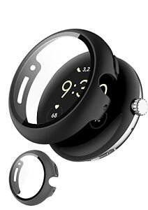 Google Pixel Watch / Pixel Watch2 �P�[�X �t���ی십���K���X�t�� Google Pixel Watch2 �v���e�N�^�[�J�o�[ PC�f��+�����K���X ��̌^ �ϏՌ� �����^ �y�� �w��h�~ Pixel Watch2 �t���ی�J�o�[[ �P�[�X&�ی�t