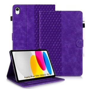 iPad 11���� / 10���� �P�[�X iPad (A16)11�C���` 2025 / 10.9�C���` 2022�ʗp �V���v�� �r�W�l�X PU���U�[ �I�[�g�X���[�v�@�\ �X�^���h�@�\ Apple Pencil�y�����[ �J�[�h���[ �S�ʕی� �Ռ��z�� (�p�[�v��)
