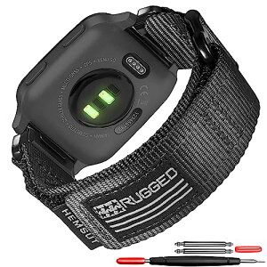 GARMIN �x���g Venu / Venu Sq / Venu Sq 2 / Venu Sq Music / Venu 2 Plus (Venu 2 / Venu 2S�͔�Ή�) �x���g �o���h ���� �ւ� �ʋC�� ���������ɂ��� �i�C���� �X�|�[�c