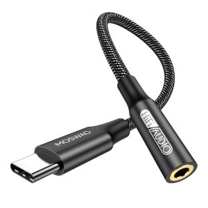 USB C �w�b�h�t�H���W���b�N �ϊ��A�_�v�^ USB C 3.5mm 3��4�Ƀw�b�h�t�H�� DAC���� �ϋv���P�[�u�� Type-C 3.5mm 3��4�ɃI�[�f�B�I�ϊ��A�_�v�^ iPhone15 / 16 / Pad / Mac / Android�X�}�[�g�t�H���E�^�u���b�g