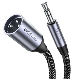 3.5mm XLR�P�[�u�� 3.5 mm (�I�X) �`3.5 mm (�I�X) �}�C�N�P�[�u�� �~�j�W���b�N�X�e���I�`�L���m���w�b�h�A���o�����X�⏕�}�C�N�P�[�u���݊�iPhone iPod �g�ѓd�b �m�[�g�p�\�R�� �X�s�[�J�[ �~�L�T