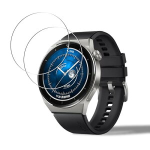 HUAWEI WATCH GT3 Pro 46mm �t�B���� �K���X�t�B���� huawei watch gt3 pro 46mm �����K���X �t�@�[�E�F�C�E�H�b�`gt3 pro �ی�t�B���� �t�� �K���X �ɔ� �d�x9H �����t�B���� �w��h�~ �C�A�h�~ ��U�h�~ ��