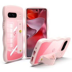 Google Pixel 9 �P�[�X �N���A �X�^���h�@�\ �s�N�Z�� 9 �X�}�z�P�[�X �ϏՌ� �J�o�[ ���� �y�� ���^ ������� �l�C �X�g���b�v�z�[�� (�s���N)